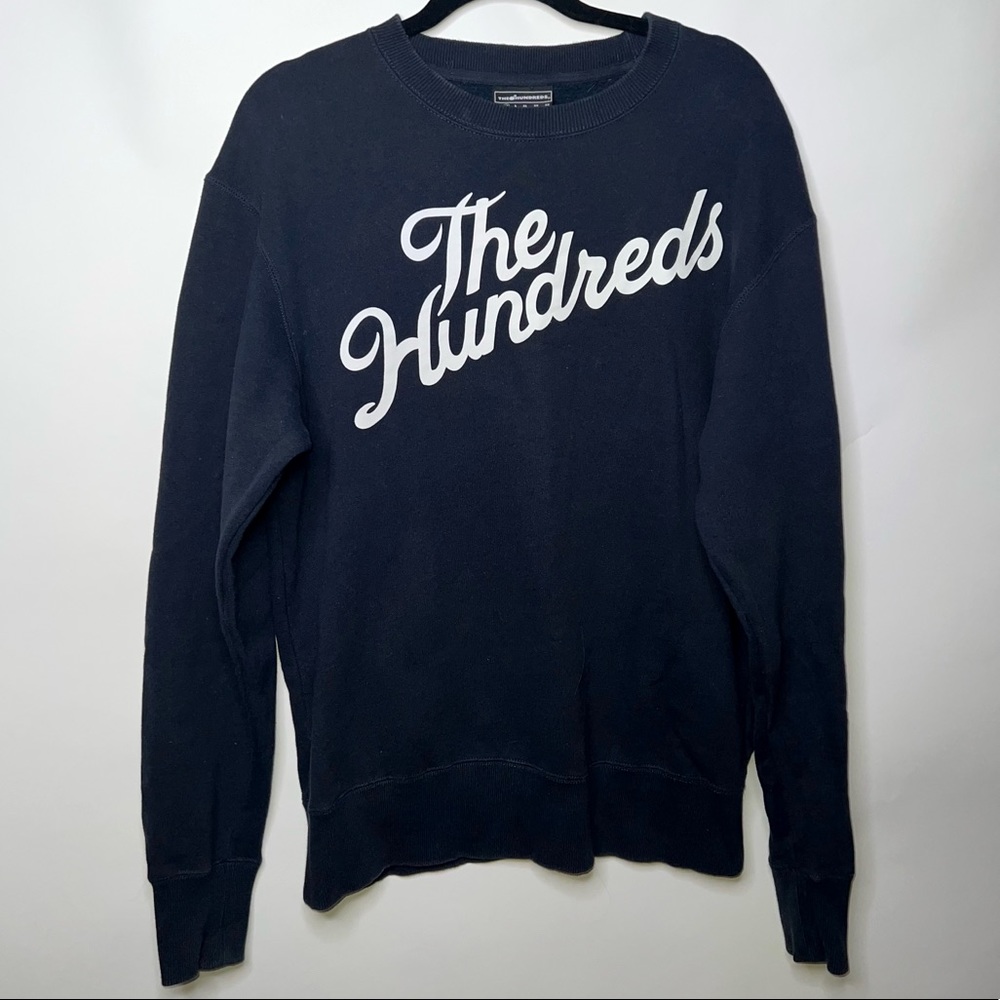 Vintage The Hundreds Black Pullover Crew Neck Sweater / Size: Medium